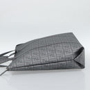 FENDI Zucca Canvas Mamma Baguette Hand Bag PVC Gray Silver Auth 185974-3