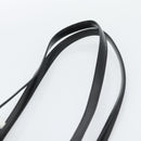 PRADA Tote Bag Leather Black Silver Auth 185975-8