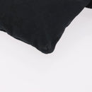 GUCCI GG Canvas Waist Bag Black Silver 28566 Auth 185976-14
