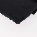 GUCCI GG Canvas Waist Bag Black Silver 28566 Auth 185976-16