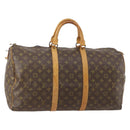 LOUIS VUITTON Monogram Keepall 50 Boston Bag M41426 LV Auth 185977-1