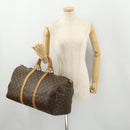 LOUIS VUITTON Monogram Keepall 50 Boston Bag M41426 LV Auth 185977-23