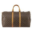 LOUIS VUITTON Monogram Keepall 50 Boston Bag M41426 LV Auth 185977-2
