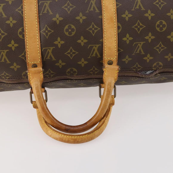 LOUIS VUITTON Monogram Keepall 50 Boston Bag M41426 LV Auth 185977