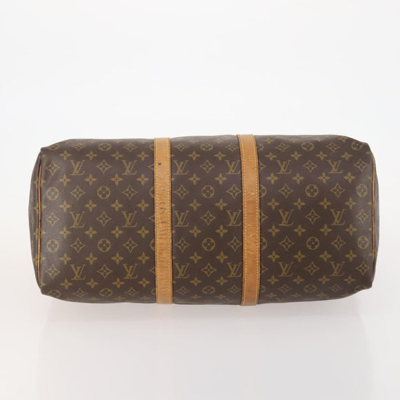 LOUIS VUITTON Monogram Keepall 50 Boston Bag M41426 LV Auth 185977