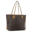 LOUIS VUITTON Monogram Neverfull MM Tote Bag M40156 LV Auth 185982-1
