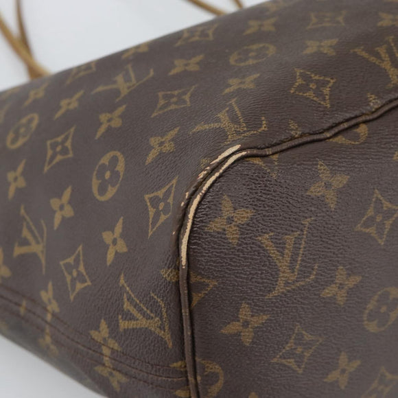 LOUIS VUITTON Monogram Neverfull MM Tote Bag M40156 LV Auth 185982
