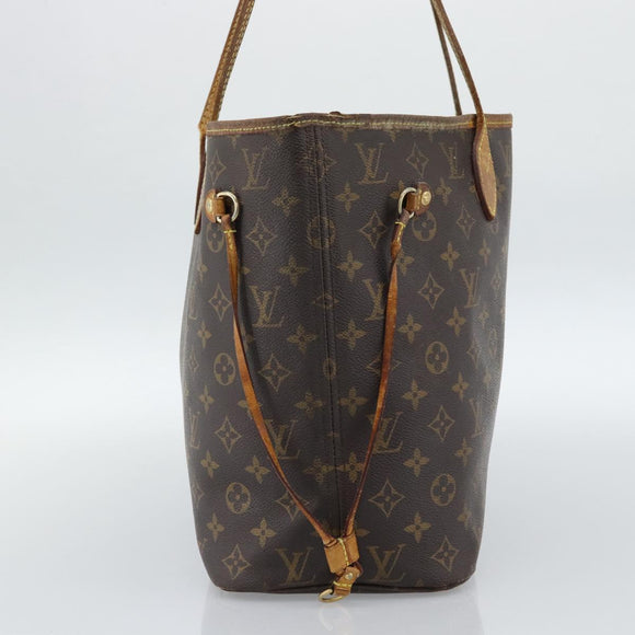 LOUIS VUITTON Monogram Neverfull MM Tote Bag M40156 LV Auth 185982