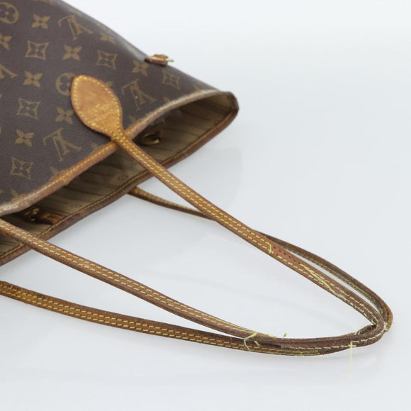 LOUIS VUITTON Monogram Neverfull MM Tote Bag M40156 LV Auth 185982