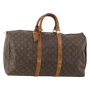 LOUIS VUITTON Monogram Keepall 50 Boston Bag M41426 LV Auth 185984-1