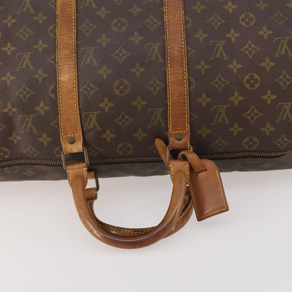 LOUIS VUITTON Monogram Keepall 50 Boston Bag M41426 LV Auth 185984