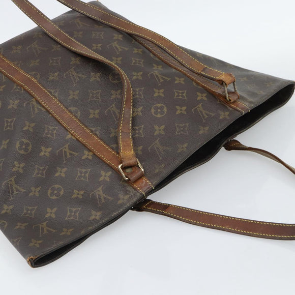 LOUIS VUITTON Monogram Sac Shopping GM Tote Bag M51110 LV Auth 185985