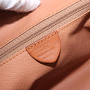 CELINE Macadam Canvas Hand Bag PVC Leather Brown Gold Auth 185986A-12