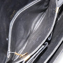 CELINE Horse Carriage Shoulder Bag Leather Gold Black Auth 185997A-12