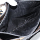 CELINE Macadam Canvas Draagtas PVC Leer Zwart Goud Auth 185998-11