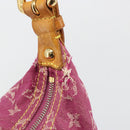 LOUIS VUITTON Monogram Denim Buggy GM Shoulder Bag Fuchsia M95210 LV Auth 186001-9