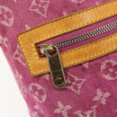 LOUIS VUITTON Monogram Denim Buggy GM Shoulder Bag Fuchsia M95210 LV Auth 186001-18