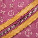LOUIS VUITTON Monogram Denim Buggy GM Shoulder Bag Fuchsia M95210 LV Auth 186001-10