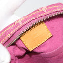 LOUIS VUITTON Monogram Denim Buggy GM Shoulder Bag Fuchsia M95210 LV Auth 186001-20