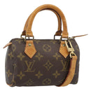 LOUIS VUITTON Monogram Mini Speedy Hand Bag M41534 LV Auth 186004-1