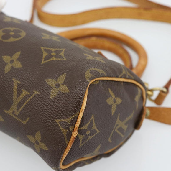 LOUIS VUITTON Monogram Mini Speedy Hand Bag M41534 LV Auth 186004