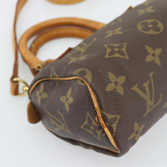 LOUIS VUITTON Monogram Mini Speedy Hand Bag M41534 LV Auth 186004