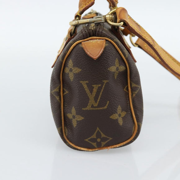 LOUIS VUITTON Monogram Mini Speedy Hand Bag M41534 LV Auth 186004