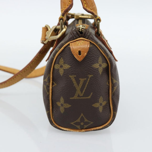 LOUIS VUITTON Monogram Mini Speedy Hand Bag M41534 LV Auth 186004