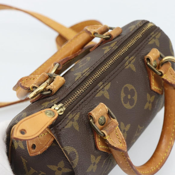 LOUIS VUITTON Monogram Mini Speedy Hand Bag M41534 LV Auth 186004