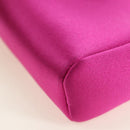 CHANEL Pouch Satin Pink Gold CC Auth 186009SAM-17