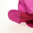 CHANEL Pouch Satin Pink Gold CC Auth 186009SAM-7