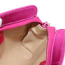 CHANEL Pouch Satin Pink Gold CC Auth 186009SAM-19