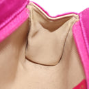 CHANEL Pouch Satin Pink Gold CC Auth 186009SAM-20