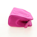 CHANEL Pouch Satin Pink Gold CC Auth 186009SAM-4