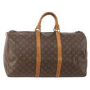 LOUIS VUITTON Monogram Keepall 50 Boston Bag M41426 LV Auth 186010-1