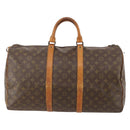 LOUIS VUITTON Monogram Keepall 50 Boston Bag M41426 LV Auth 186010-13