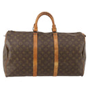 LOUIS VUITTON Monogram Keepall 50 Boston Bag M41426 LV Auth 186010-2