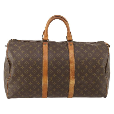 LOUIS VUITTON Monogram Keepall 50 Boston Bag M41426 LV Auth 186010 - 0