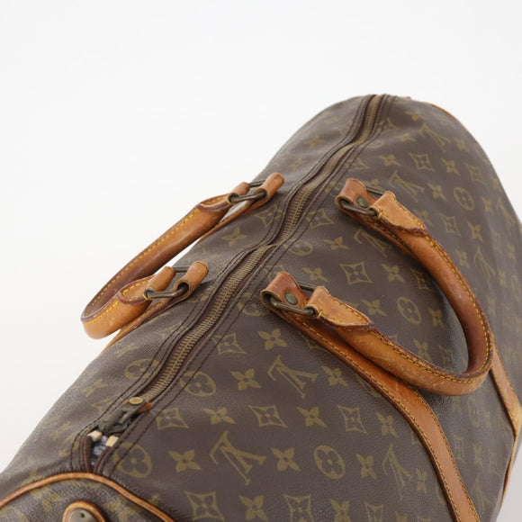 LOUIS VUITTON Monogram Keepall 50 Boston Bag M41426 LV Auth 186010