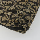 Christian Dior Trotter Canvas Accessory Pouch Navy Silver Auth 186012-9