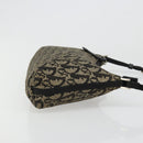 Christian Dior Trotter Canvas Accessory Pouch Navy Silver Auth 186012-3