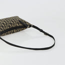 Christian Dior Trotter Canvas Accessory Pouch Navy Silver Auth 186012-7