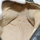 BOTTEGA VENETA INTRECCIATO Hand Pouch Leather Black Gold 114087 Auth 186016A-18