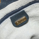 GUCCI GG Supreme Shoulder Bag PVC Navy Gold 001 093 0791 Auth 186017-20