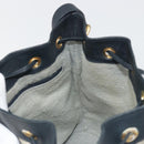 GUCCI GG Supreme Shoulder Bag PVC Navy Gold 001 093 0791 Auth 186017-21