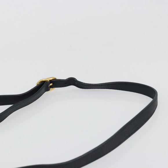 GUCCI GG Supreme Shoulder Bag PVC Navy Gold 001 093 0791 Auth 186017