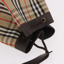 Burberrys Nova Check Shoulder Bag Canvas Beige Auth 186020A-7