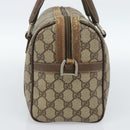 GUCCI GG Supreme Web Sherry Line Bag PVC Beige Silver 002 115 6697 Auth 186022-4