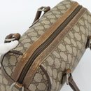 GUCCI GG Supreme Web Sherry Line Bag PVC Beige Silver 002 115 6697 Auth 186022-6