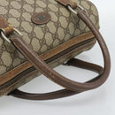 GUCCI GG Supreme Web Sherry Line Bag PVC Beige Silver 002 115 6697 Auth 186022-7